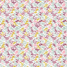 Popelina estampada FINCK Blanco / Multicolor apagados